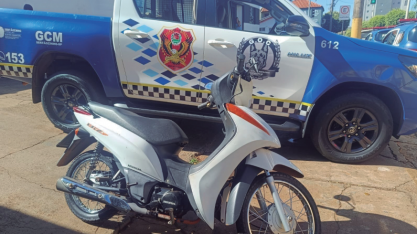 Guarda Civil Metropolitana de Sertãozinho recupera moto