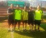 Warner, Rogério, Celina, Pedrinho e Jorge (árbitros da LSF) 